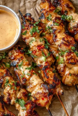 Bang Bang Chicken Skewers