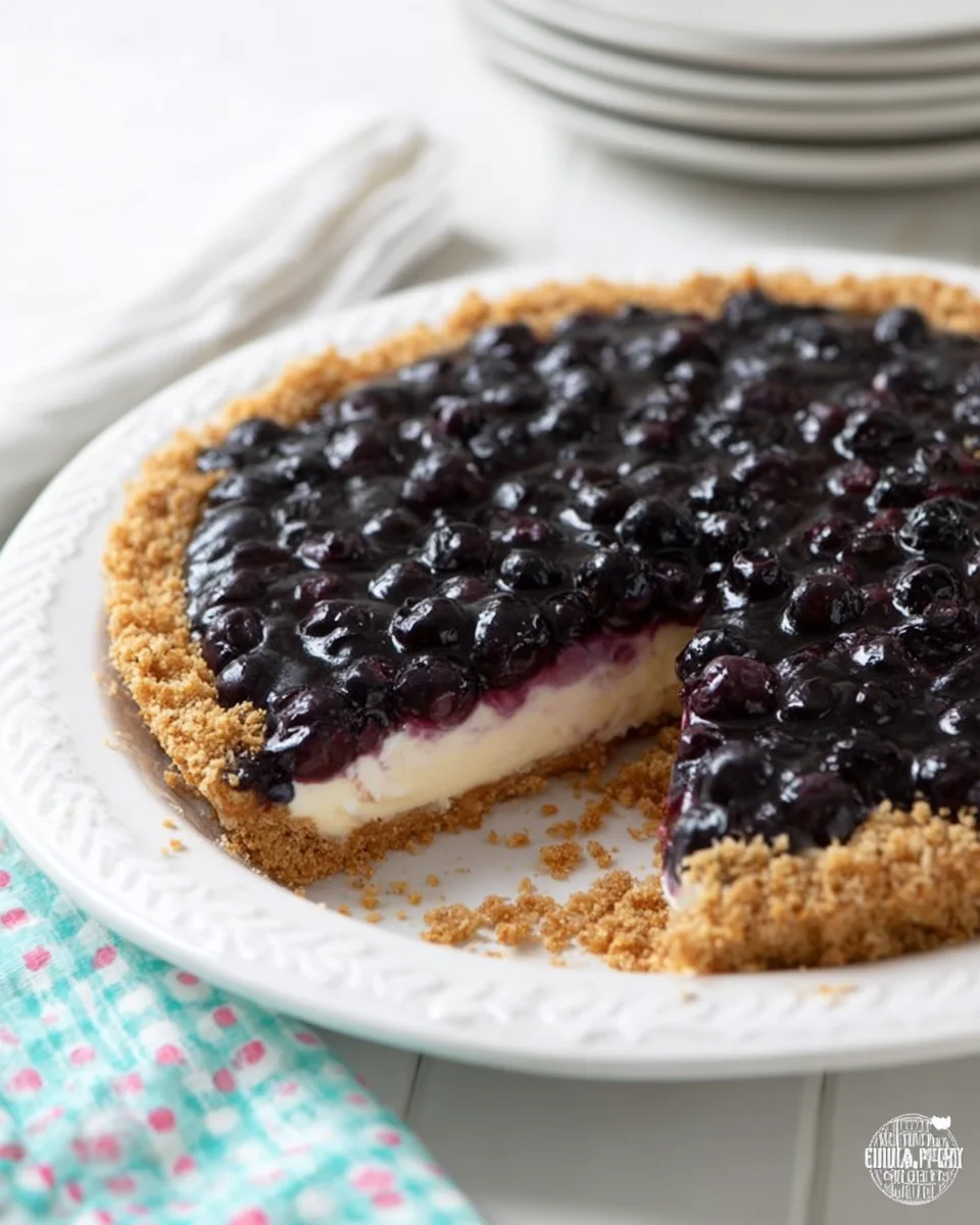 Blueberry Cream Pie