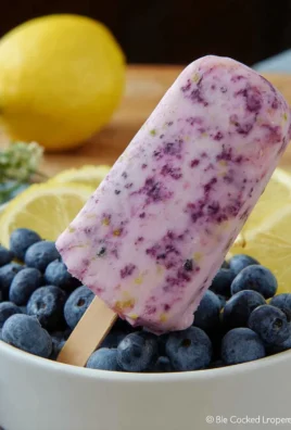 Blueberry Lemon Popsicles