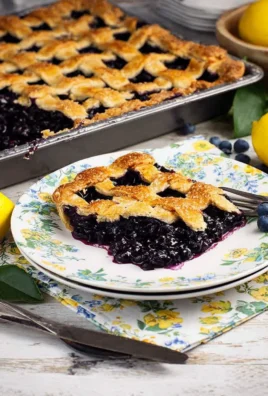 Blueberry Slab Pie