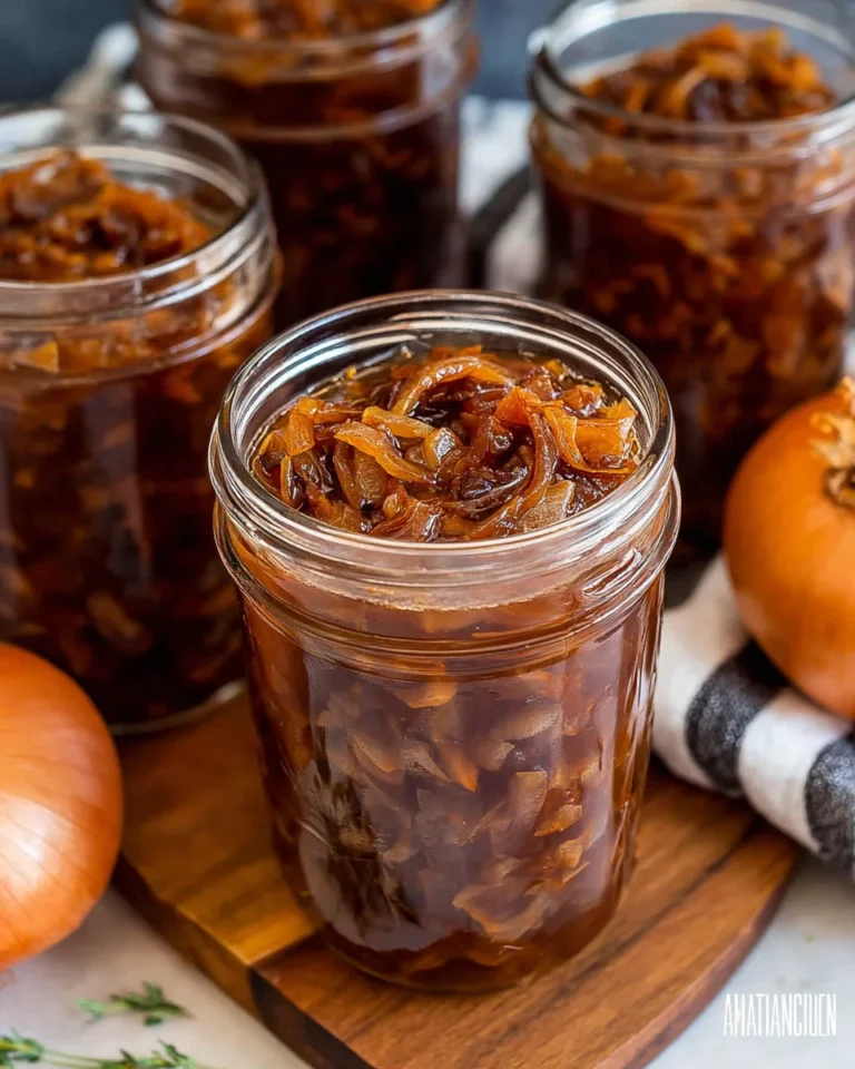 Caramelized Onion Jam with Balsamic Vinegar