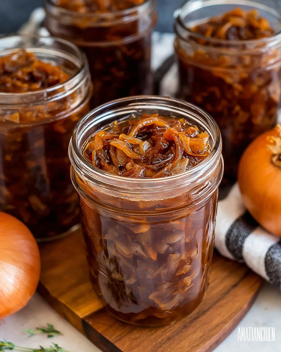 Caramelized Onion Jam with Balsamic Vinegar