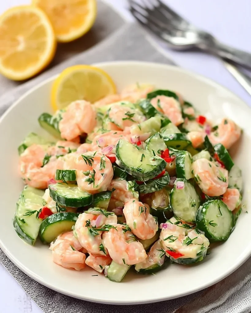 Cucumber Shrimp Salad
