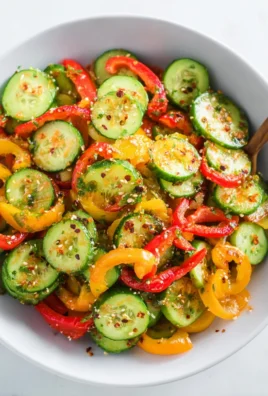 Cucumber and Sweet Pepper Salad