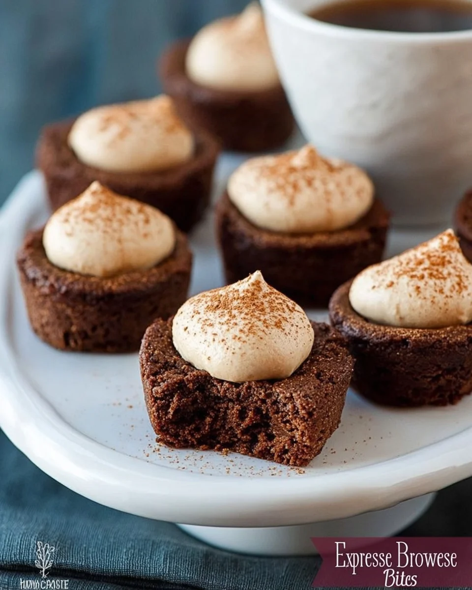 Espresso Brownie Bites