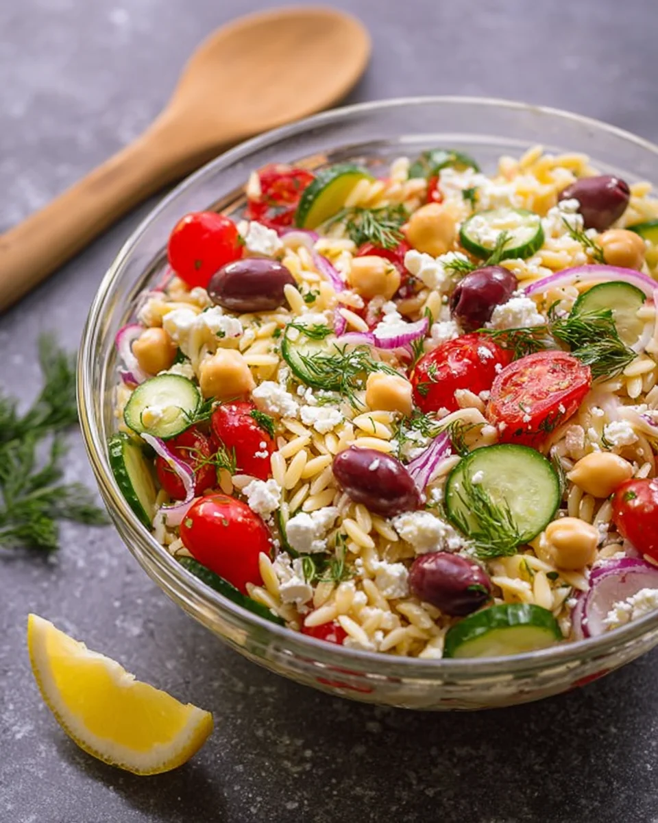 Greek Orzo Salad