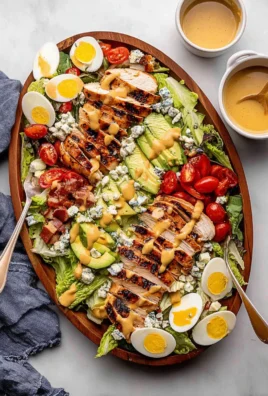 Grilled Chicken Cobb Salad with Honey Dijon