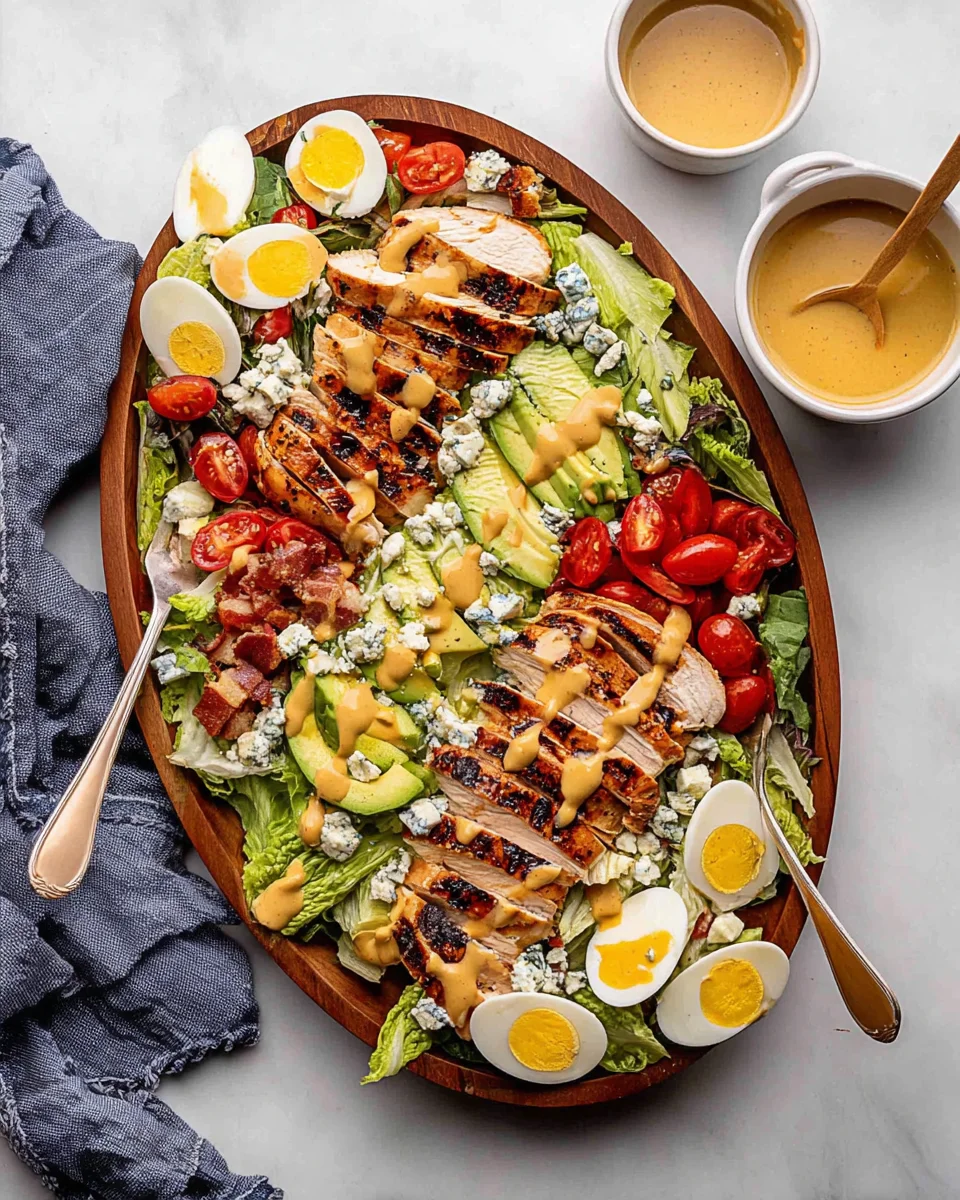 Grilled Chicken Cobb Salad with Honey Dijon