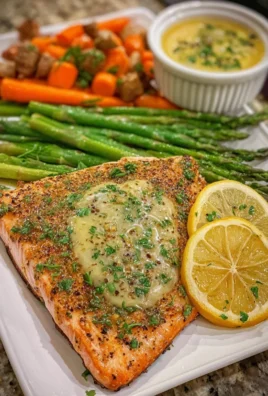 Grilled Salmon with Mustard-Herb Butter