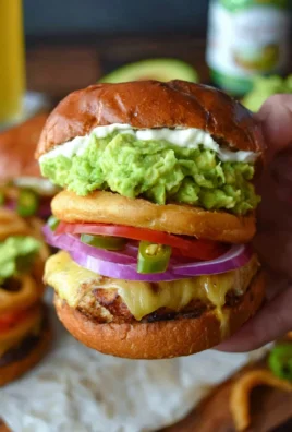 Jalapeño Pepper Jack Chicken Burger