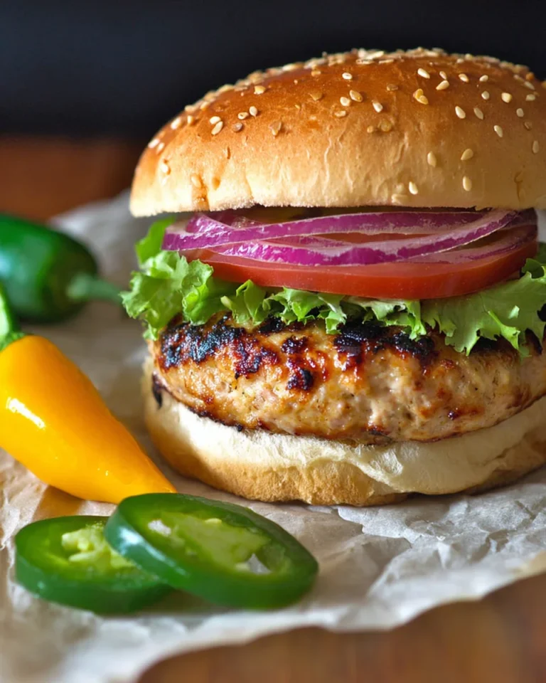 Jalapeño Turkey Burgers