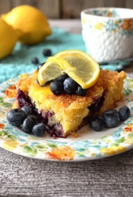 Lemon Blueberry Sheet Cake