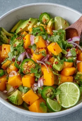 Mango Salad with Lime Dressing