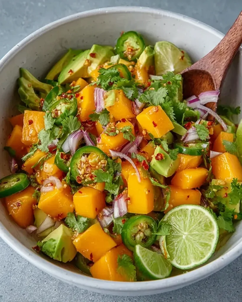 Mango Salad with Lime Dressing