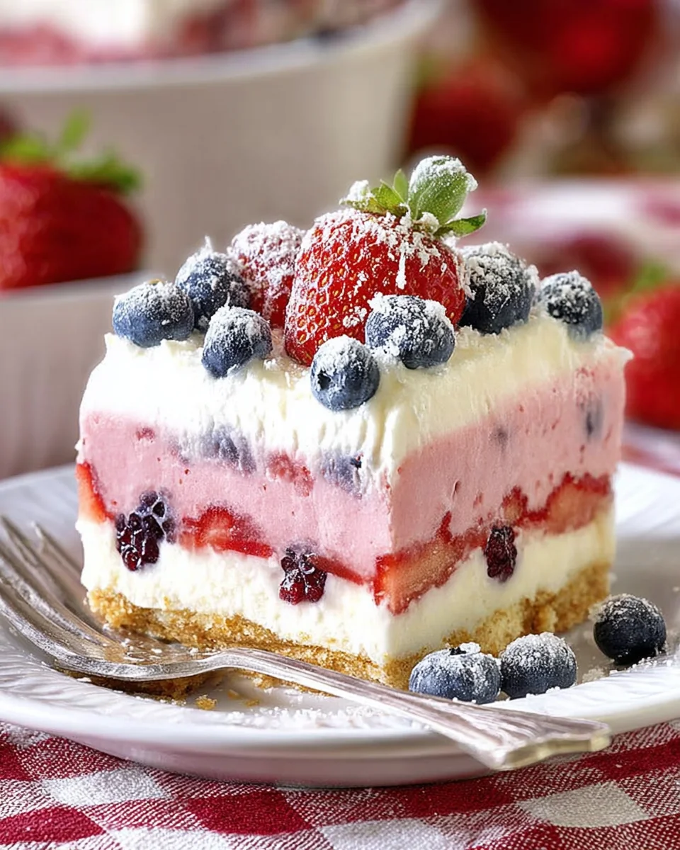 No Bake Summer Berry Delight