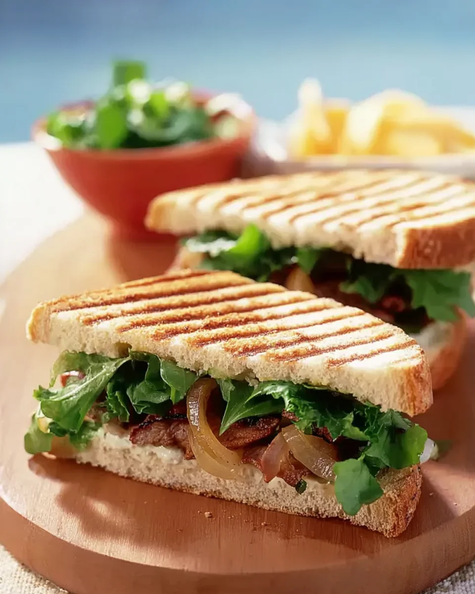 Roast Beef Sandwiches with Lettuce and Onions