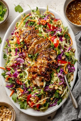 Sesame Chicken Cabbage Crunch Salad