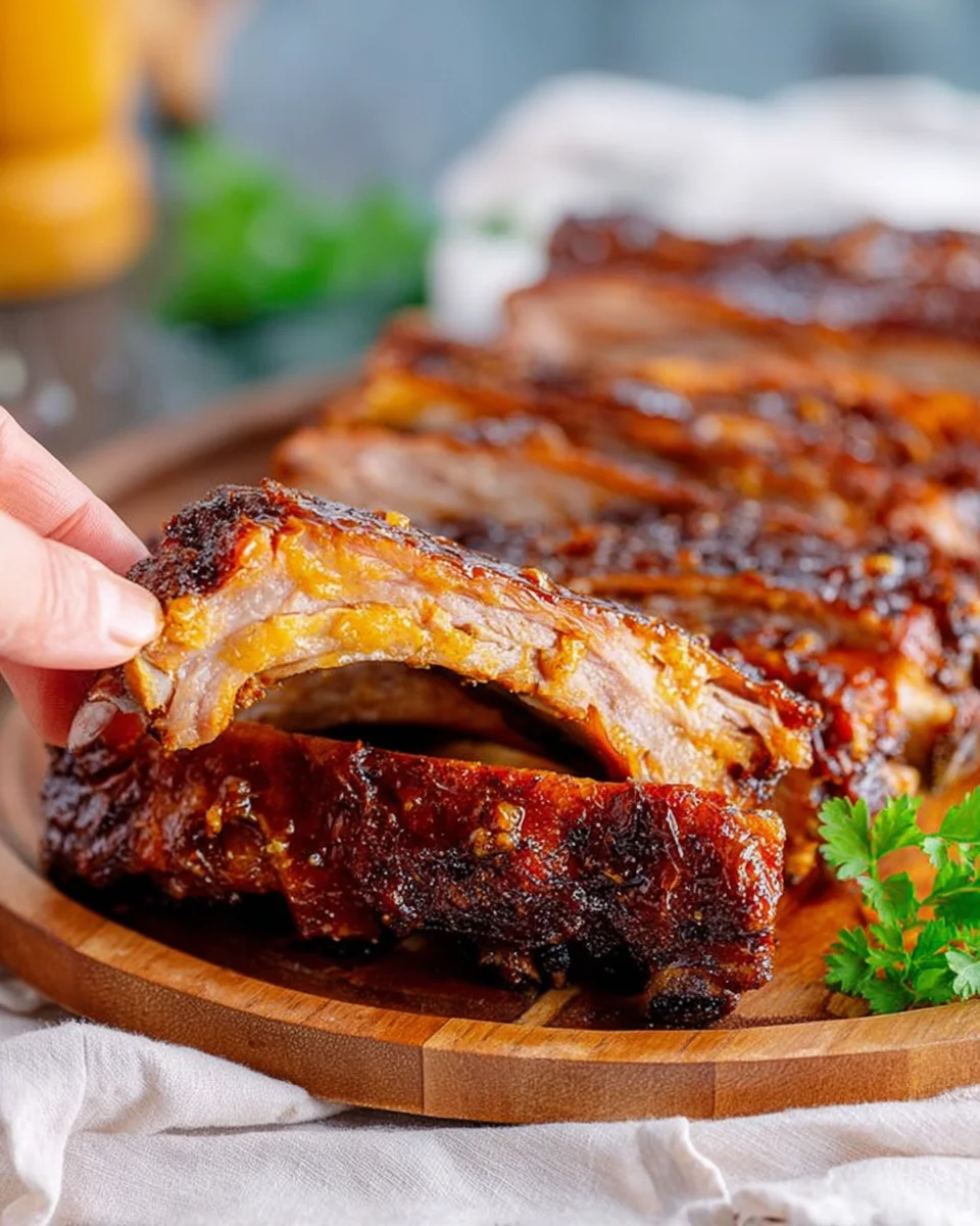 Smoked Pork Ribs in the Smoker