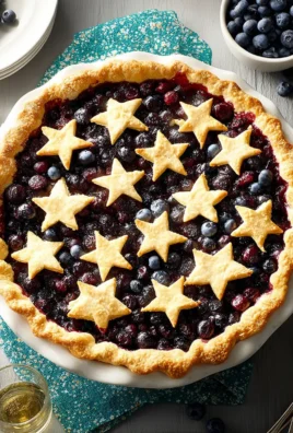 Star-Studded Blueberry Pie