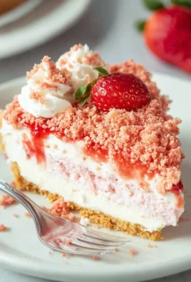 Strawberry Crunch Cheesecake Delight