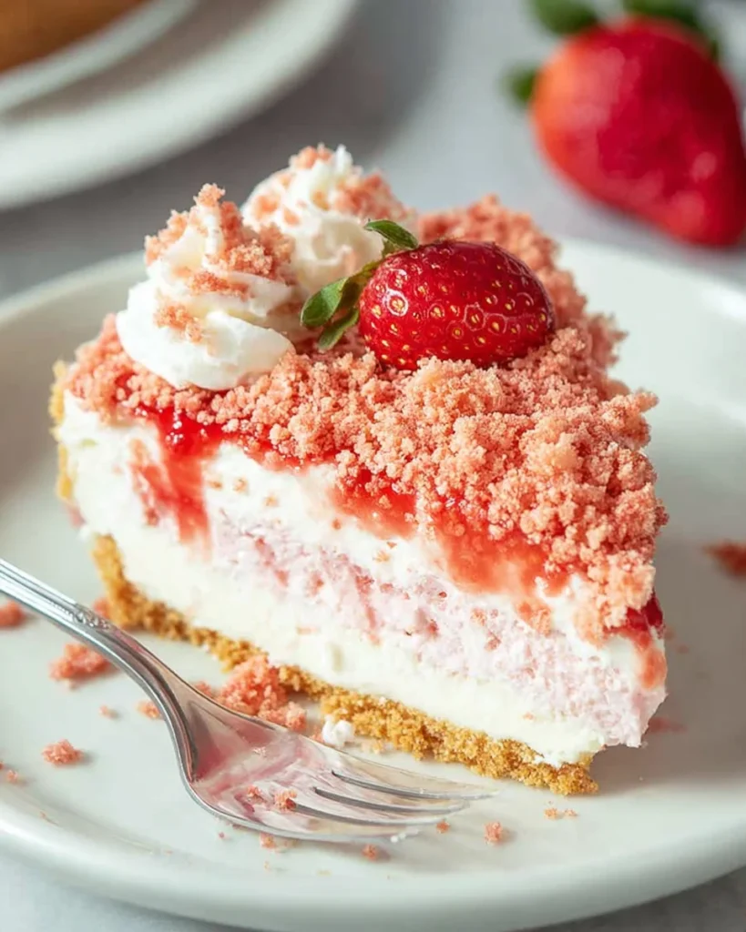 Strawberry Crunch Cheesecake Delight