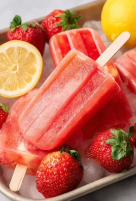 Strawberry Lemonade Popsicles