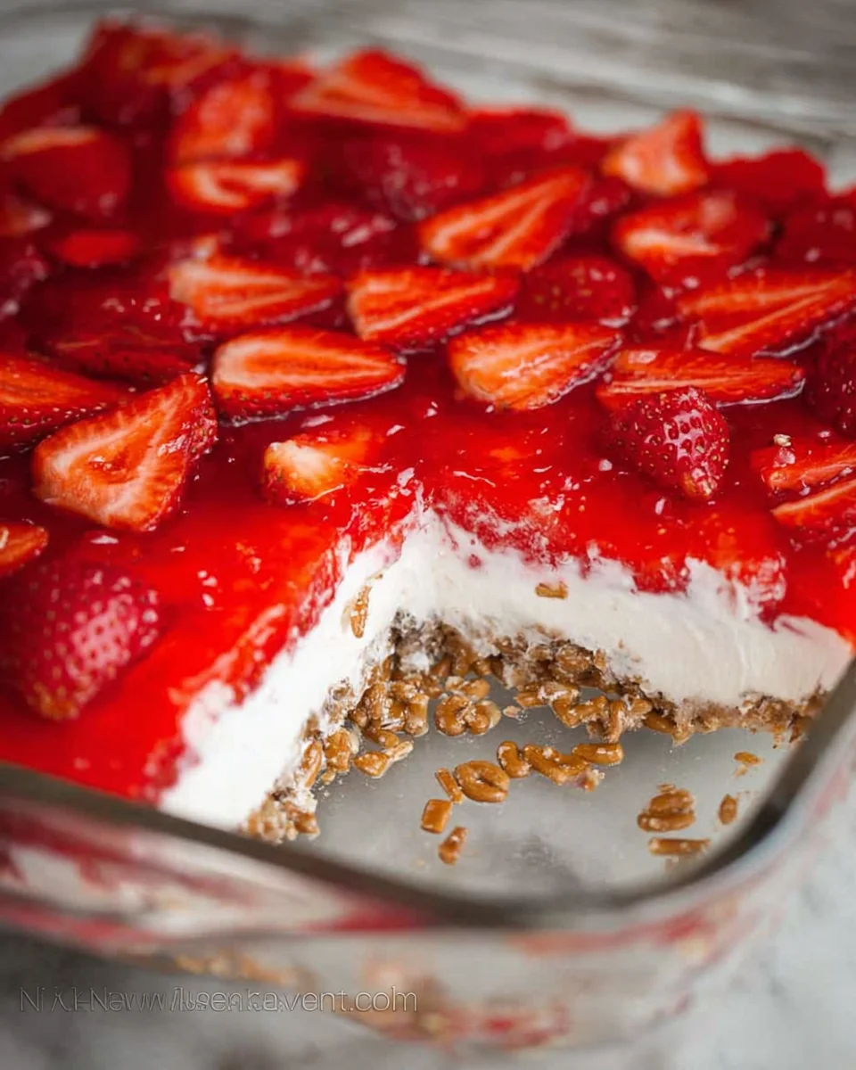 Strawberry Pretzel Salad