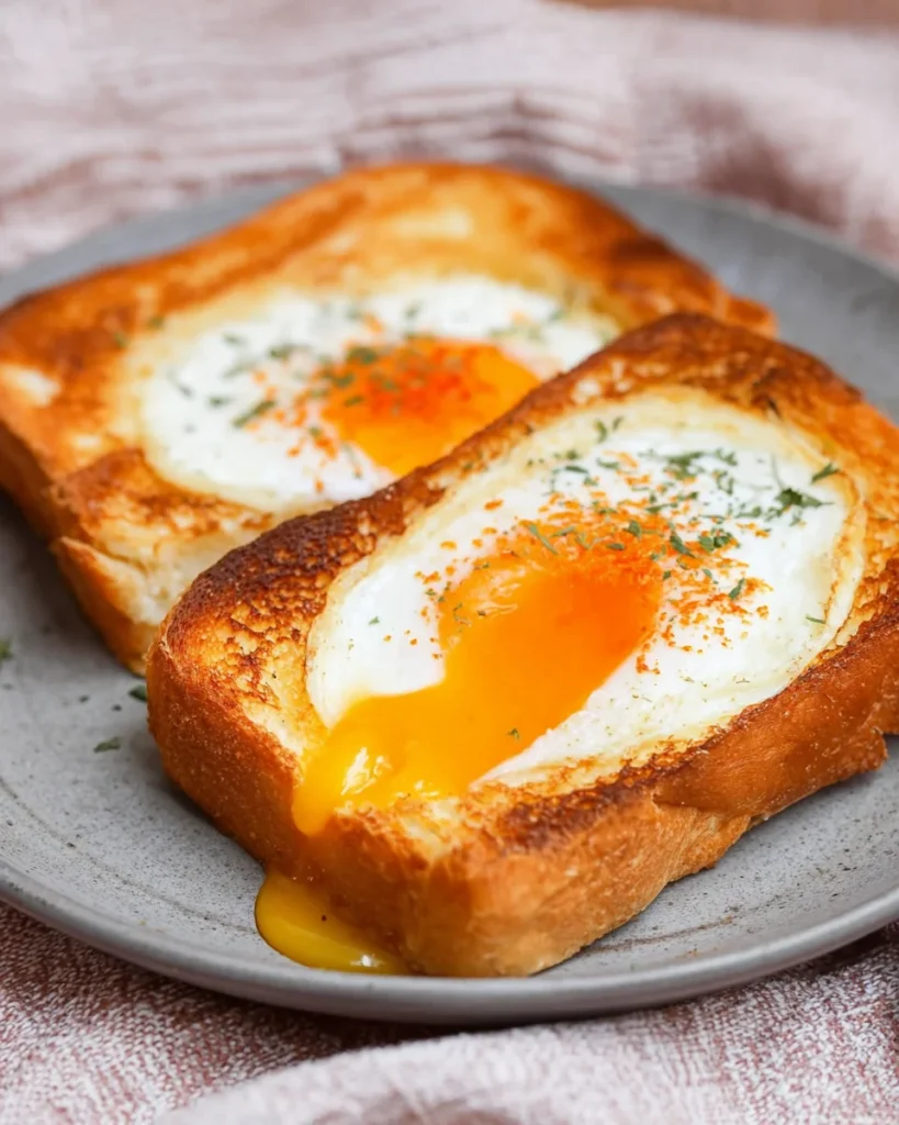 Air Fryer Egg Toast