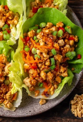 Asian Chicken Lettuce Wraps