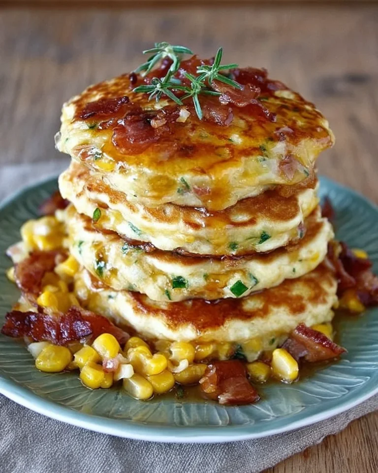 Bacon and Corn Griddle Cakes