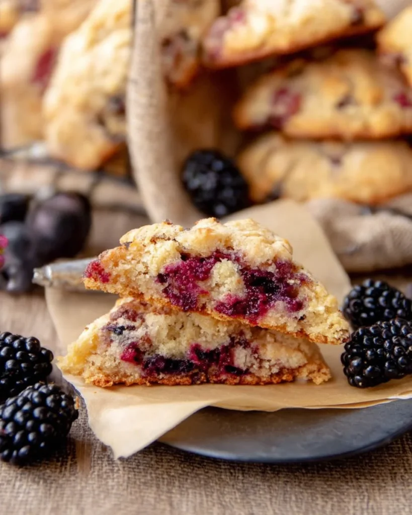 Blackberry Muffin Cookies