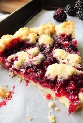 Blackberry Shortbread Wedges