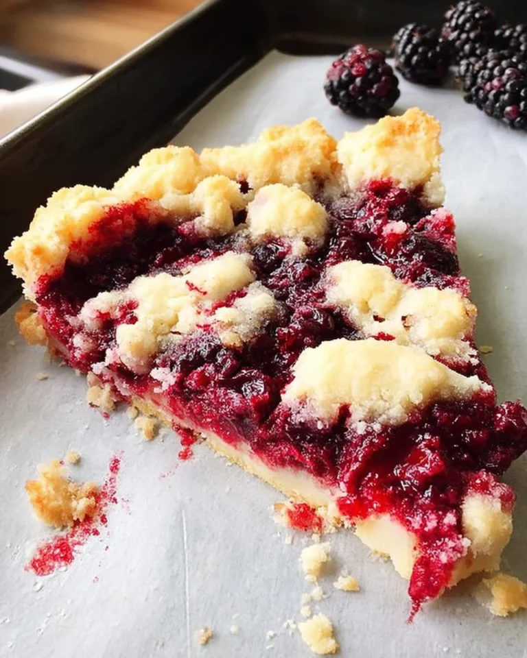 Blackberry Shortbread Wedges