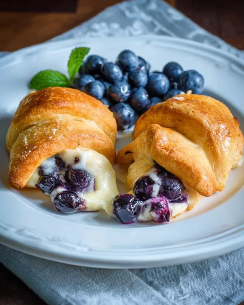 Blueberry Cheesecake Rolls