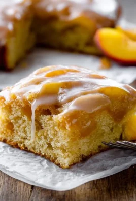 Brown Sugar Peach Cake
