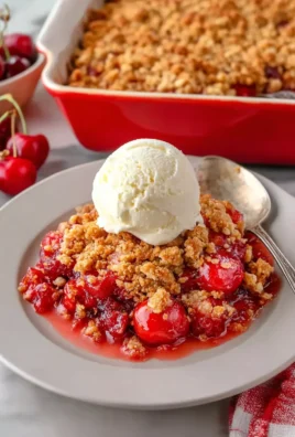 Cherry Crumble