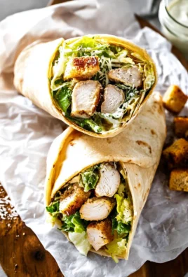 Chicken Caesar Wraps