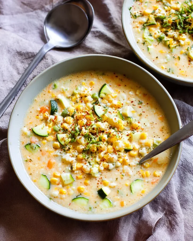 Corn and Zucchini Chowder