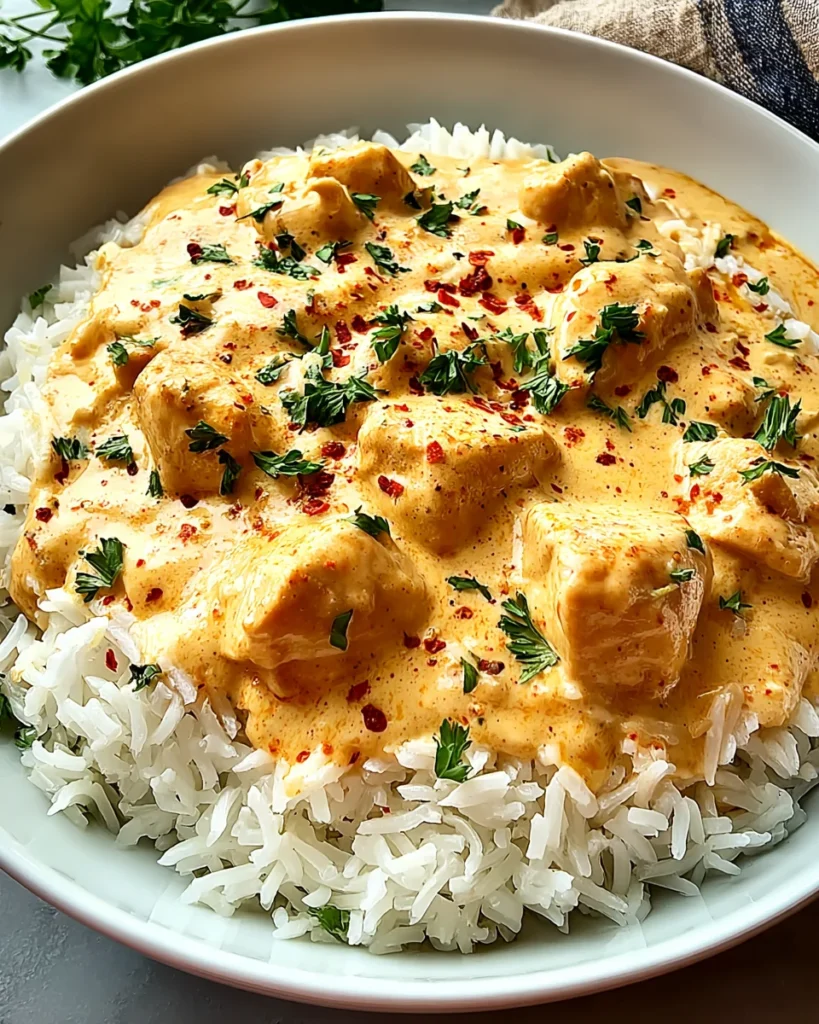 Creamy Smothered Chicken and Rice recipe