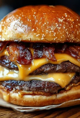 Crispy Bacon Burgers