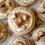 Crumbl Snickers Peanut Butter Cookies