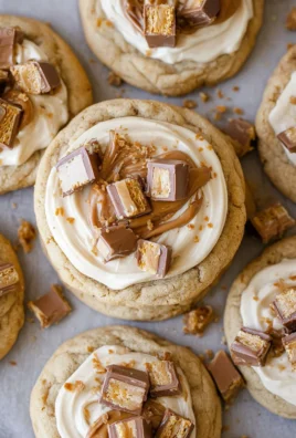 Crumbl Snickers Peanut Butter Cookies