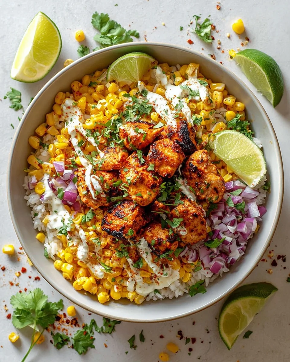 Easy Street Corn Chicken Rice Bowl