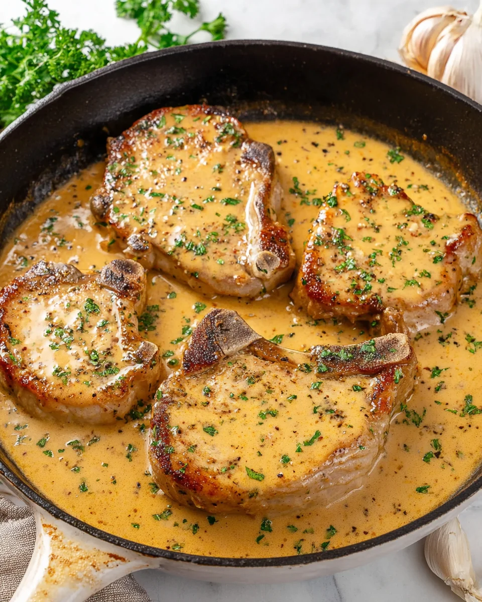 Garlic Parmesan Pork Chops