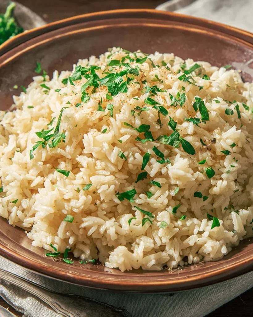 Garlic Parmesan Rice