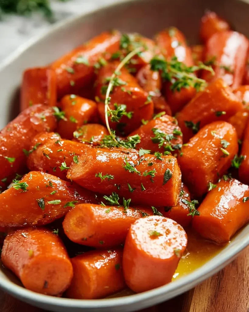 Grilled Carrots with Honey Brown Sugar Glaze