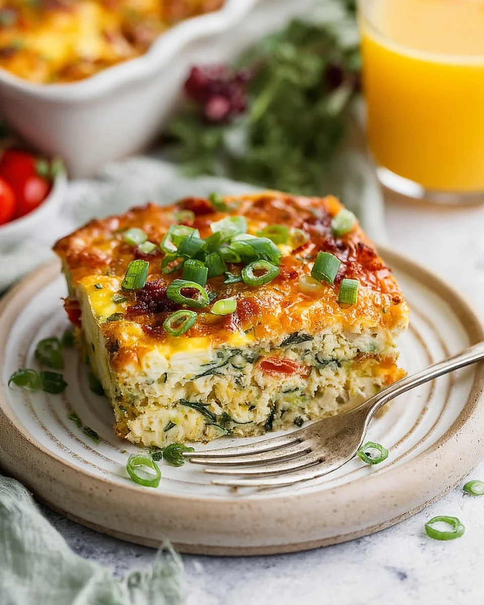 Healthy Cottage Cheese Egg Bake