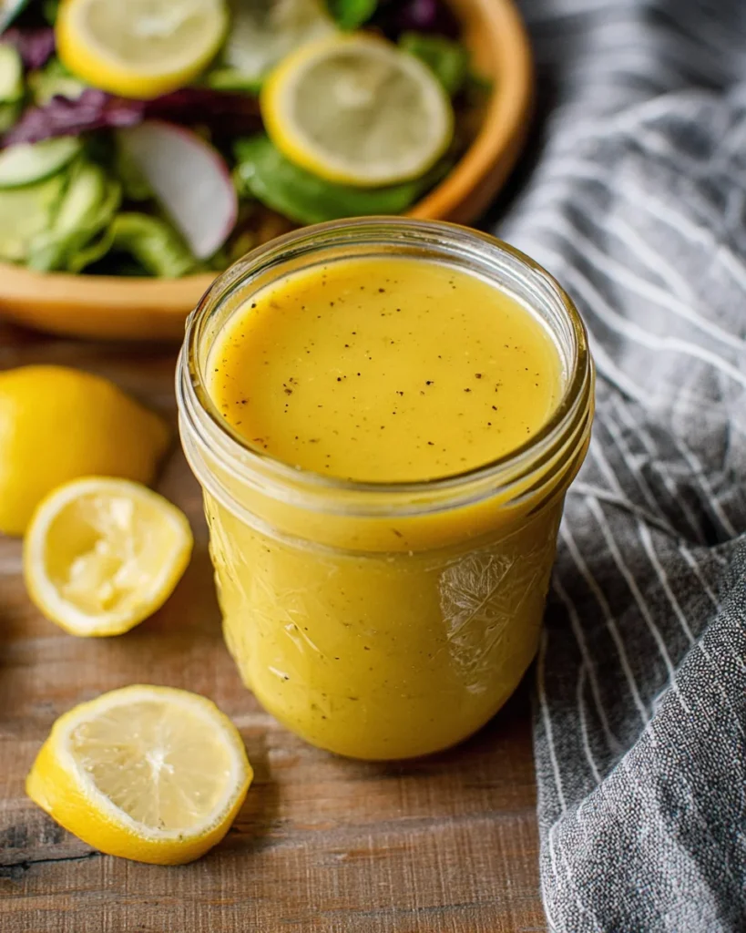 Honey Lemon Vinaigrette Salad Dressing Recipe
