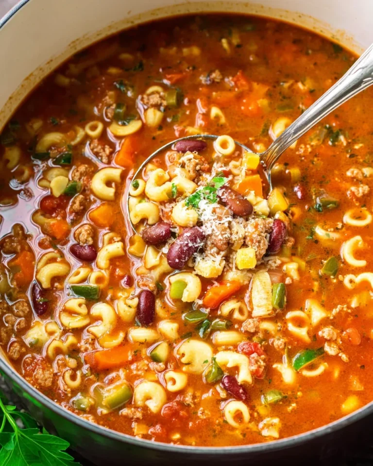 Italian Pasta Fagioli Soup