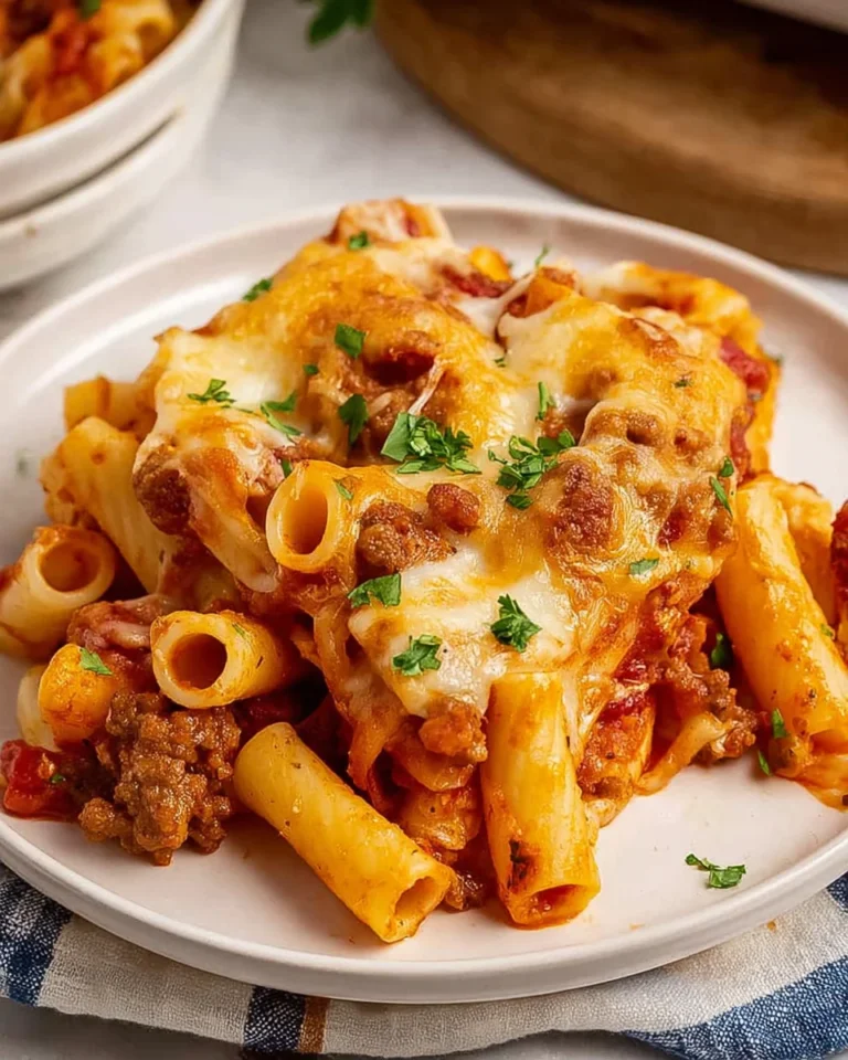 Italian Sausage Baked Ziti